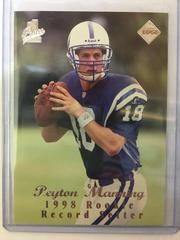 Peyton Manning #135 Football Cards 1998 Collector's Edge 1st Place Prices