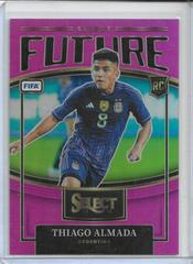 Thiago Almada [Pink] #22 Soccer Cards 2022 Panini Select FIFA Future Prices