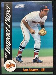 Leo Gomez #16 Baseball Cards 1992 Score Impact Players Prices