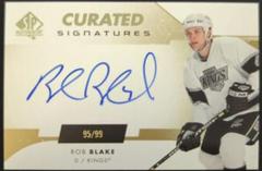 Rob Blake Hockey Cards 2022 SP Authentic Curated Signatures Prices