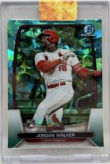 Jordan Walker [Aqua] #18 Baseball Cards 2023 Bowman Chrome Sapphire Prices