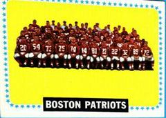 Boston Patriots #21 Football Cards 1964 Topps Prices