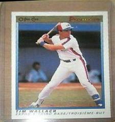 Tim Wallach #125 Baseball Cards 1991 O Pee Chee Premier Prices