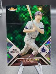 Mickey Mantle [Green Xfractor] Baseball Cards 2006 Finest Mantle Finest Moments Prices
