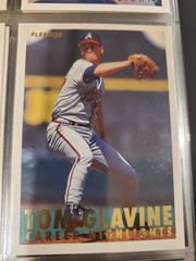 Tom Glavine #6 Baseball Cards 1993 Fleer Glavine Career Highlights Prices