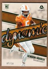 Hendon Hooker [Green] #DR-9 Football Cards 2023 Panini Luminance Dynamic Rookies Prices