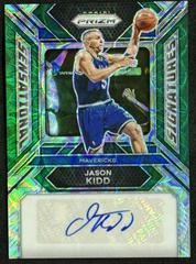 Jason Kidd [Green Choice Prizm] #14 Basketball Cards 2023 Panini Prizm Sensational Signature Prices