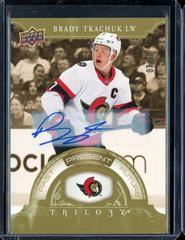 Brady Tkachuk [Gold Autograph] #TG-1B Hockey Cards 2022 Upper Deck Trilogy Generations Prices