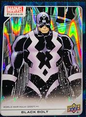 Black Bolt [Teal Wave] #198 Marvel 2023 Upper Deck Platinum Prices