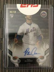 Pete Alonso [Black] #PA Baseball Cards 2019 Topps High Tek Autographs Prices