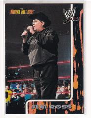Jim Ross Wrestling Cards 2002 Fleer WWF Royal Rumble Prices