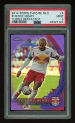 Thierry Henry [Purple Refractor] Soccer Cards 2014 Topps Chrome MLS Prices