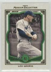 Lou Gehrig [Green] Baseball Cards 2013 Topps Museum Collection Prices