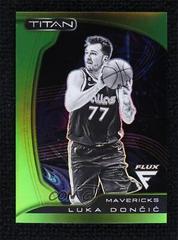Luka Doncic [Green] #61 Basketball Cards 2022 Panini Flux Titan Prices
