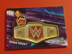 Ronda Rousey [Purple] Wrestling Cards 2020 Topps WWE Women's Division Championship Plate Patch Prices