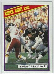 Super Bowl XVIII [Marcus Allen] Football Cards 1984 Topps Prices