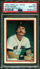 Wade Boggs Baseball Cards 1990 Topps All Star Glossy Set of 60 Prices
