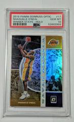 Shaquille O'Neal [Holo] #17 Basketball Cards 2019 Panini Donruss Optic Winner Stays Prices