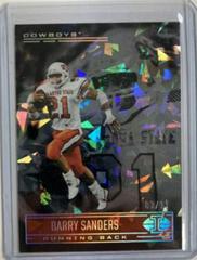 Barry Sanders [Cracked Ice] Football Cards 2022 Panini Chronicles Draft Picks Illusions Prices