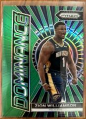 Zion Williamson [Green Prizm] Basketball Cards 2023 Panini Prizm Dominance Prices