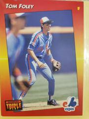 Tom Foley #2 Baseball Cards 1992 Panini Donruss Triple Play Prices