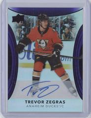 Trevor Zegras [Gold Autograph] #46 Hockey Cards 2022 Upper Deck Trilogy Prices