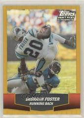 DeShaun Foster [Gold Chrome Refractor] #89 Football Cards 2004 Topps Draft Picks & Prospects Prices