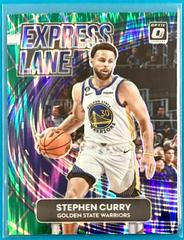 Stephen Curry [Green Shock] #2 Basketball Cards 2022 Panini Donruss Optic Express Lane Prices