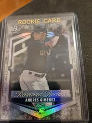 Andres Giminez Baseball Cards 2021 Bowman Platinum Renowned Rookies Prices
