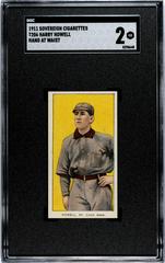 Harry Howell [Hand at Waist] Baseball Cards 1909 T206 Sovereign 460 Prices