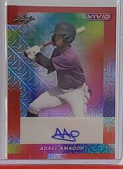 Adael Amador [Red Mojo] #BA-AA1 Baseball Cards 2023 Leaf Vivid Autograph Prices