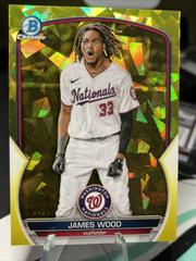 James Wood [Yellow Variation] #BCP-224 Baseball Cards 2023 Bowman Chrome Prospects Sapphire Prices