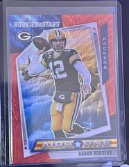 Aaron Rodgers [Red Scope] #AB7 Football Cards 2021 Panini Rookies and Stars Airborne Prices