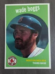 Wade Boggs [Hand Cut] Baseball Cards 1989 Baseball Cards Magazine Repli Prices