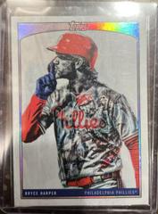 Bryce Harper [Silver Rainbow Foil] #3 Baseball Cards 2022 Topps X Lauren Taylor Prices