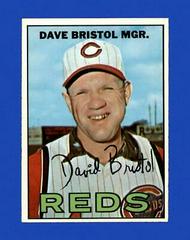 Dave Bristol #21 Baseball Cards 1967 Topps Prices
