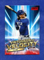 Bobby Witt Jr. [Red] #VV-23 Baseball Cards 2023 Stadium Club Virtuosos of Velocity Prices
