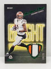 Ja'Marr Chase [Green] #BBE-JCH Football Cards 2022 Panini Luminance Bright Beginnings Prices