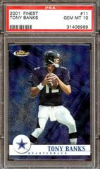 Tony Banks #11 Football Cards 2001 Topps Finest Prices
