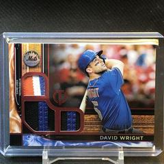 David Wright [Red] Baseball Cards 2022 Topps Tribute Triple Relics Prices