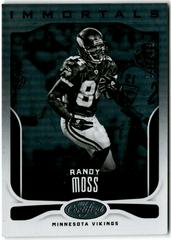 Randy Moss [Mirror] Football Cards 2017 Panini Certified Prices