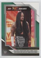 Solo Sikoa [Green] Wrestling Cards 2022 Panini NXT WWE 2021 Highlights Prices