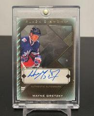 Wayne Gretzky [Pure Black Autograph] Hockey Cards 2021 Upper Deck Black Diamond Prices