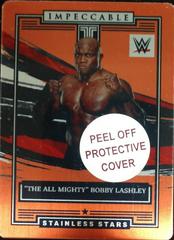 The All Mighty Bobby Lashley [Orange] Wrestling Cards 2022 Panini Impeccable WWE Stainless Stars Prices