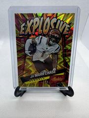 Ja'Marr Chase [Gold] #E26 Football Cards 2022 Panini Absolute Explosive Prices