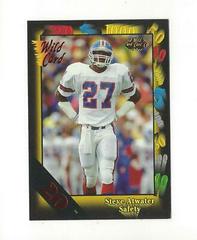 Steve Atwater [20 Stripe] #6 Football Cards 1991 Wild Card Prices