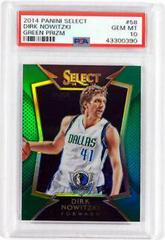 Dirk Nowitzki [Green Prizm] Basketball Cards 2014 Panini Select Prices