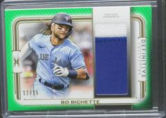 Bo Bichette #DPC-BB Baseball Cards 2023 Topps Definitive Patch Collection Prices