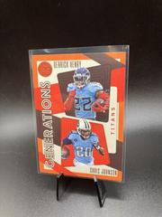 Chris Johnson, Derrick Henry [Orange] #GEN-7 Football Cards 2023 Panini Legacy Generations Prices