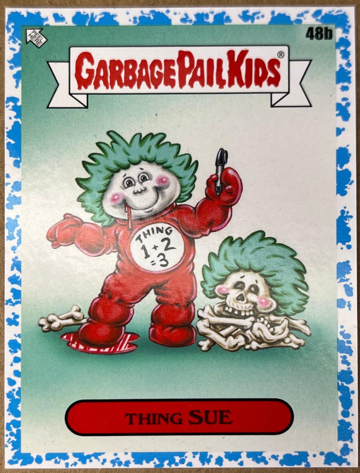 Thing Sue [Blue] #48b Prices | Garbage Pail Kids Book Worms | Garbage ...